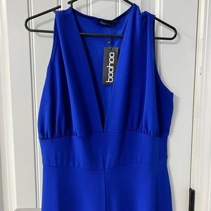 BooHoo Blue Jumpsuit